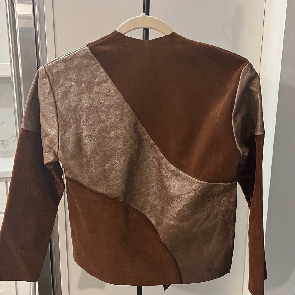 @Stitchmastermurray Patchwork Chic Leather Jacket… - image 2